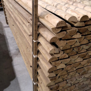 Halfronde regels 2,50 m Ø7