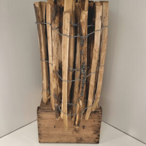 Engelse kastanje hekwerk. Latafstand 7-8 cm. H 75cm  x 10 m